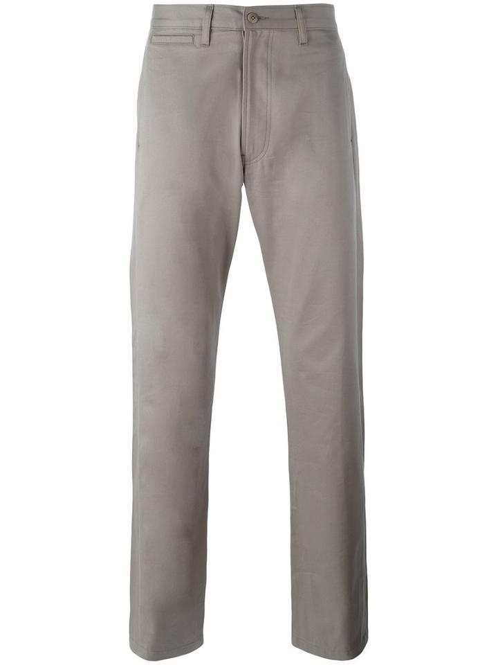 E. Tautz Wide Fit Chinos, Men's, Size: 36, Nude/neutrals, Cotton