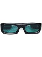 Jacques Marie Mage Christa Rectangular Sunglasses - Black