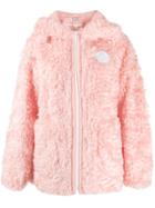 Miu Miu Shearling Coat - Pink