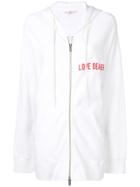 Golden Goose Love Dealer Zip-up Hoodie - White