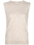 Pringle Of Scotland Sleeveless Fitted Sweater - Nude & Neutrals