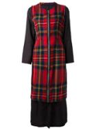 Comme Des Garcons Vintage Double Layer Tartan Dress