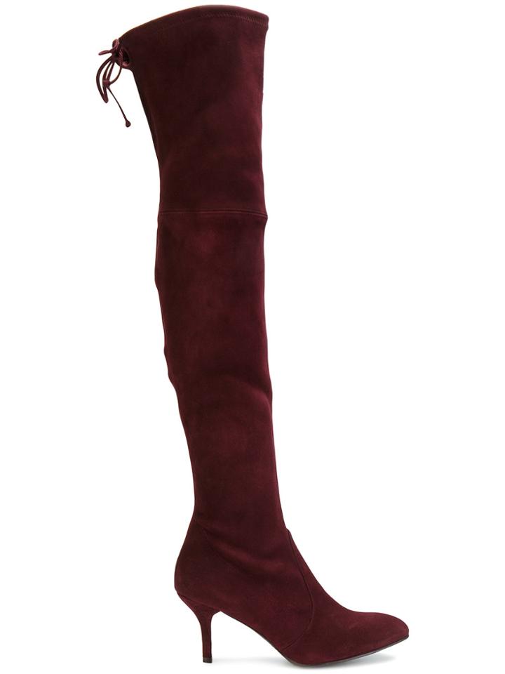 Stuart Weitzman Tiemodel Over-the-knee Boots - Red