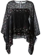 Twin-set Floral Print Draped Blouse