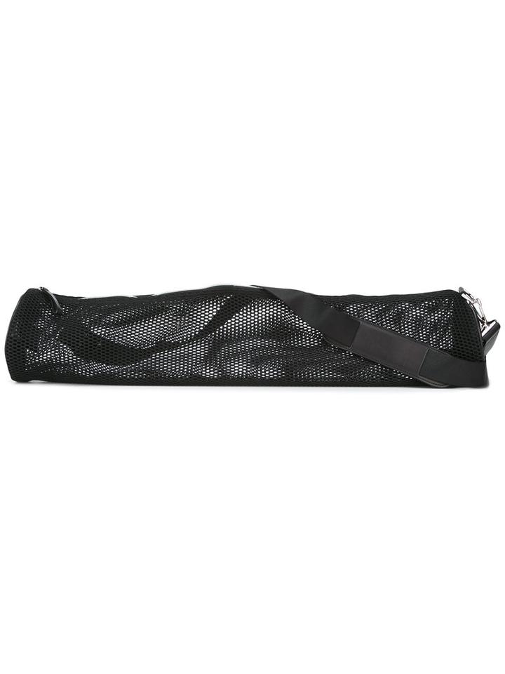 Yoga Mat Shoulder Bag - Women - Leather/nylon/polyester - One Size, Black, Leather/nylon/polyester, Monreal London