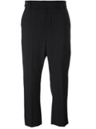 Rick Owens Cropped Trousers, Women's, Size: 44, Black, Polyester/spandex/elastane/wool