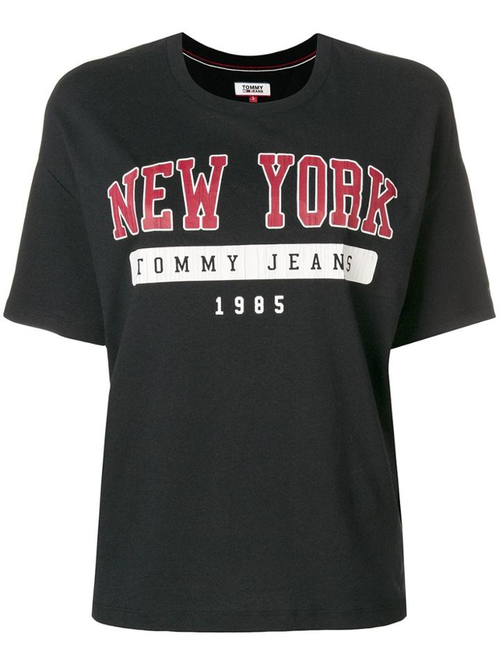 Tommy Jeans New York Logo T-shirt - Black