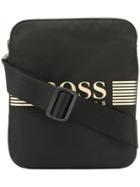 Boss Hugo Boss Logo-appliquéd Crossbody Bag - Black