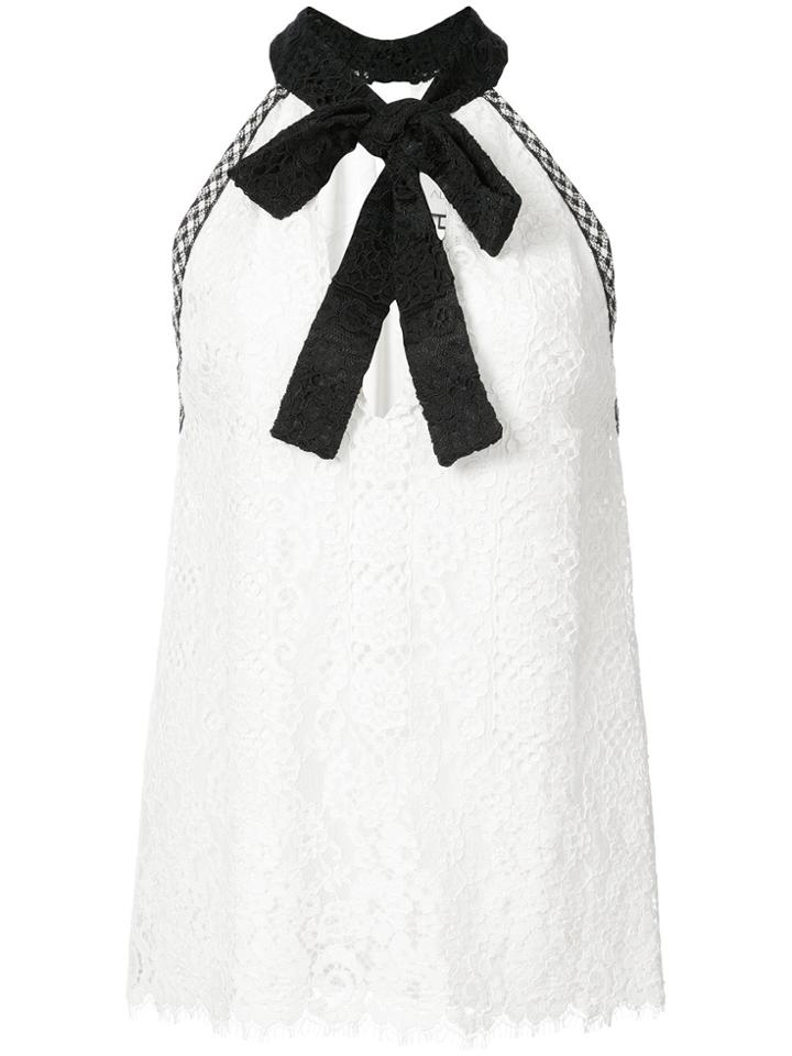 Alexis Pussy Bow Blouse - White