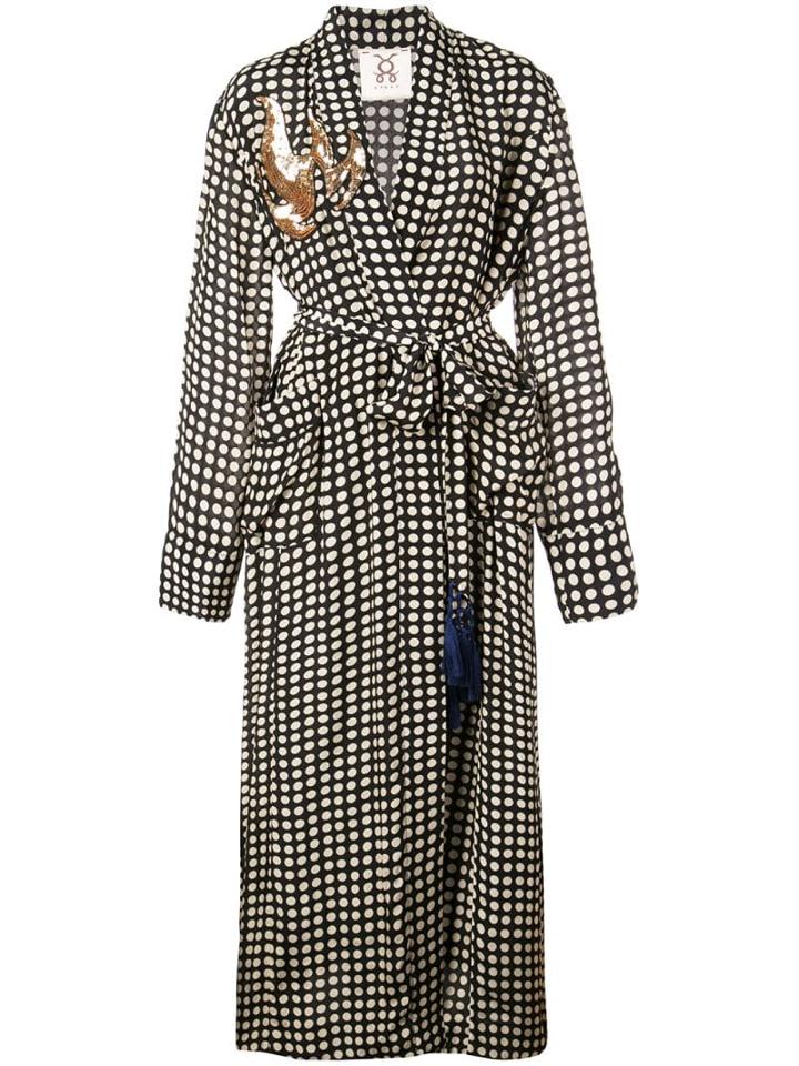Figue Olatz Kimono Dress - Black