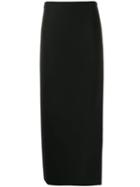 The Row Twill Maxi Skirt - Black