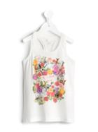 Stella Mccartney Kids 'valentine' Love Tank Top, Girl's, Size: 6 Yrs, White