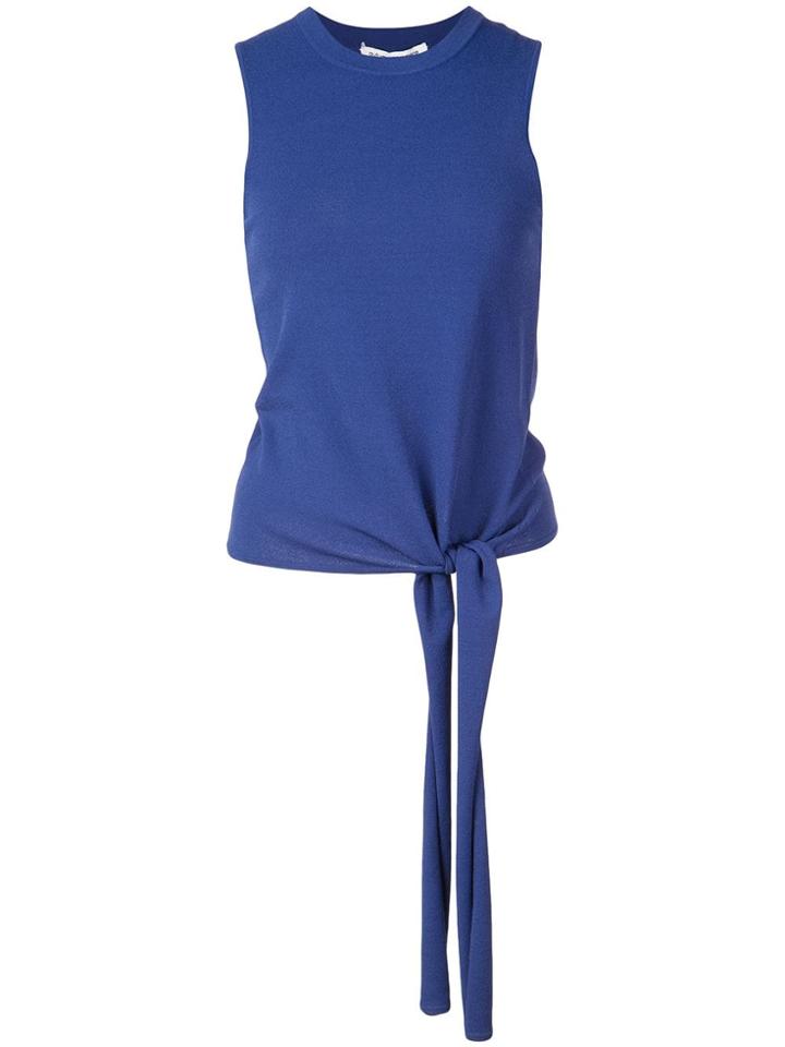 Autumn Cashmere Knot Detail Top - Blue