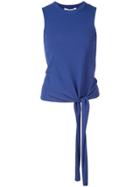 Autumn Cashmere Knot Detail Top - Blue