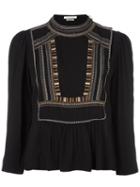 Isabel Marant Étoile 'cerza' Blouse, Women's, Size: 40, Black, Viscose/polyester