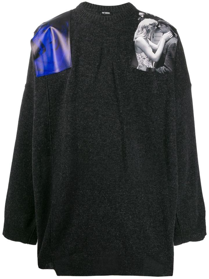 Raf Simons Shoulder-patch Jumper - Grey