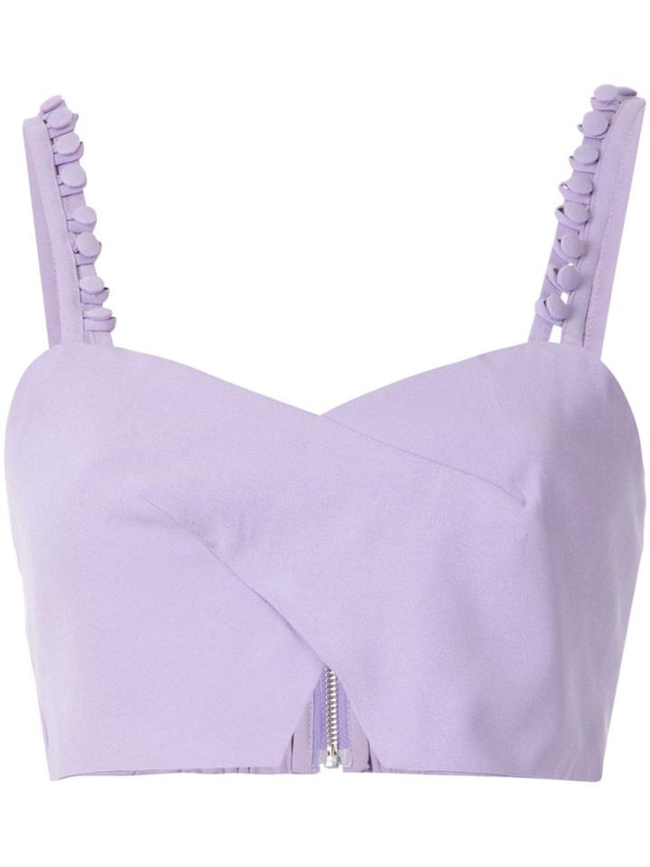 Olympiah Magnolia Cropped Top - Purple