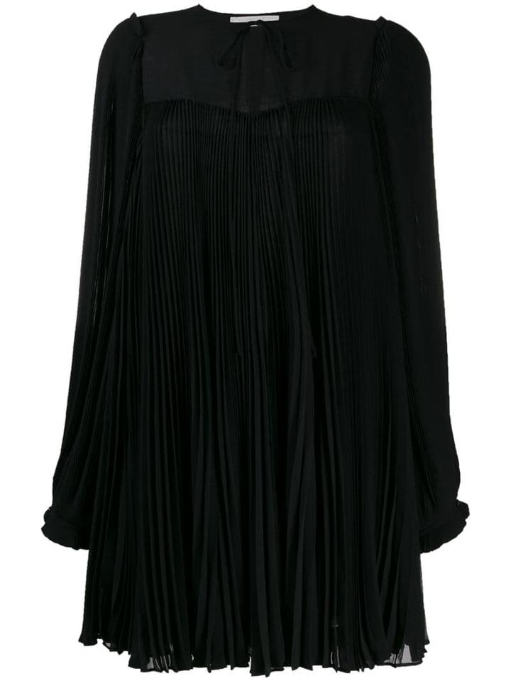 Stella Mccartney Georgette Dress - Black