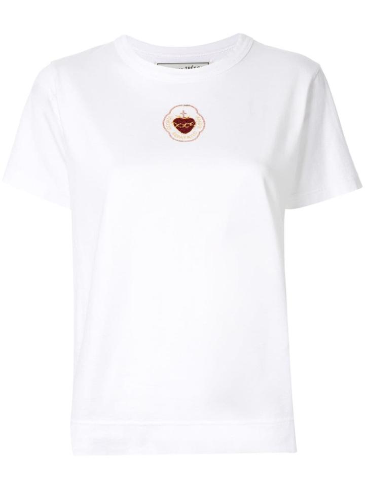 Tu Es Mon Trésor Heart T-shirt - White