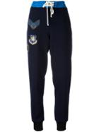 Mr & Mrs Italy - Track Trousers - Women - Cotton/polyester/spandex/elastane/virgin Wool - S, Blue, Cotton/polyester/spandex/elastane/virgin Wool