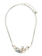 Camila Klein Triangle Necklace - Silver