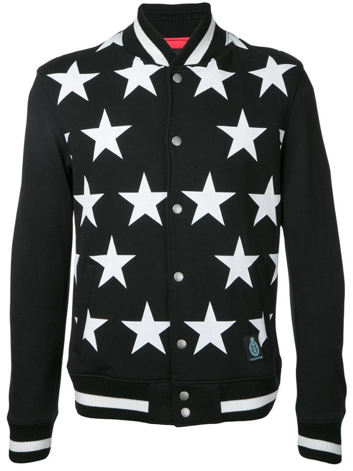 Guild Prime Stars Print Bomber Jacket - Black