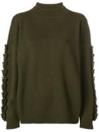 Barrie Cashmere Turtleneck Sweater - Green