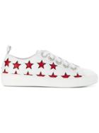 No21 Stat Embossed Lace Up Sneakers - White