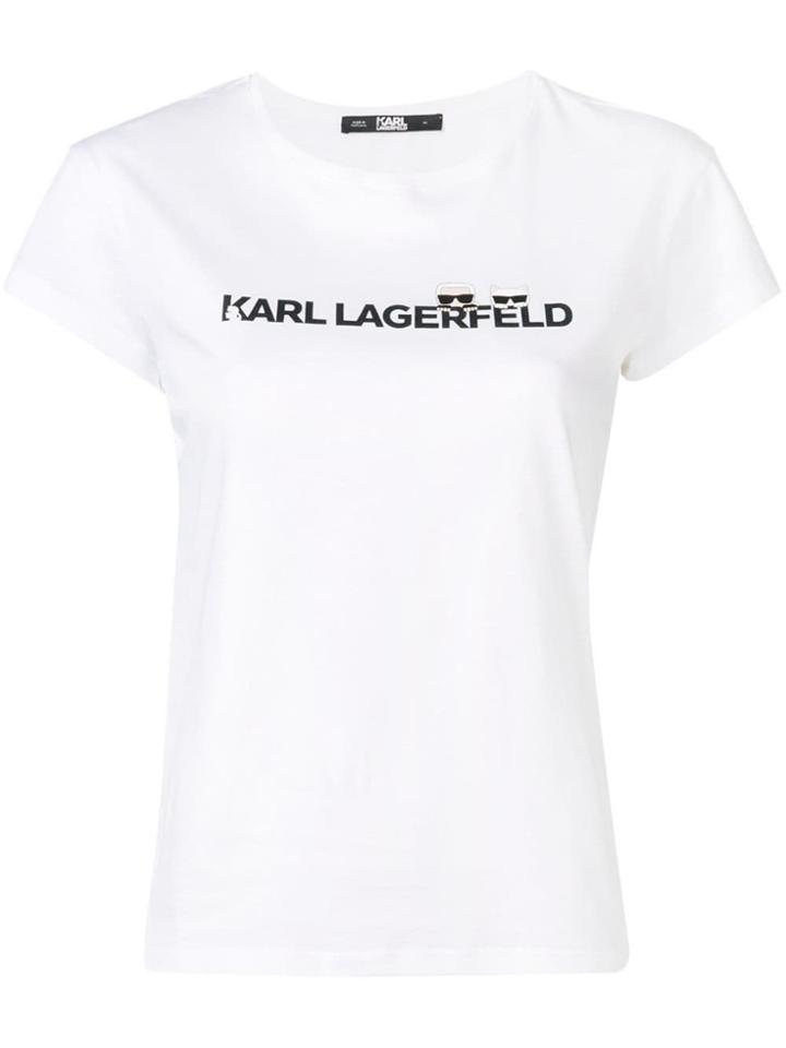 Karl Lagerfeld Classic Logo T-shirt - White