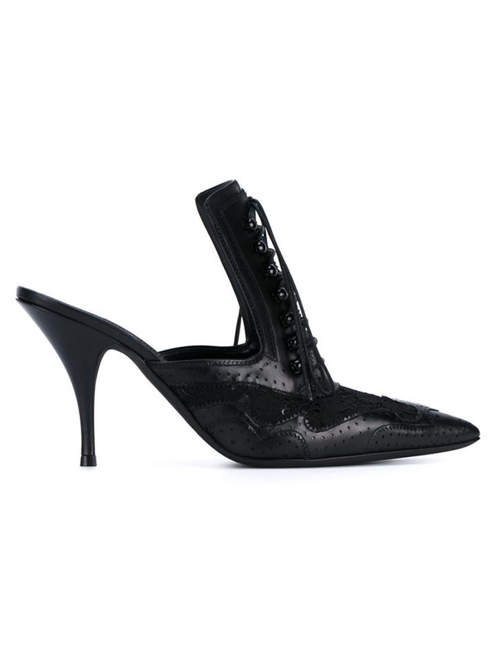 Givenchy Brogue Lace-up Mules