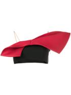 Vika Gazinskaya Sleeveless Bow Crop Top - Black