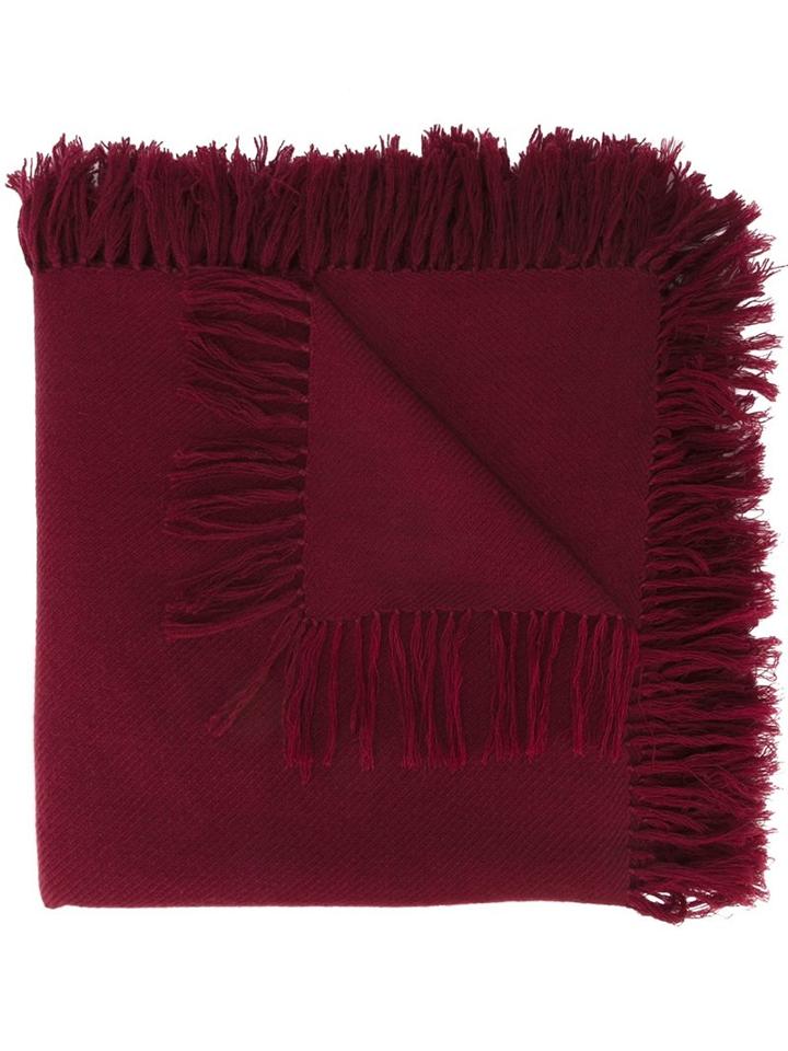 Isabel Marant 'zila' Tassel Scarf, Women's, Pink/purple, Cashmere/wool