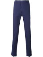 Pt01 - Straight-leg Trousers - Men - Cotton/spandex/elastane - 54, Blue, Cotton/spandex/elastane