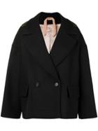 No21 Oversized Hooded Jacket - Black