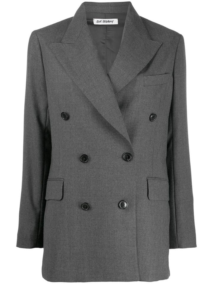 Our Legacy Double Breasted Blazer - Grey