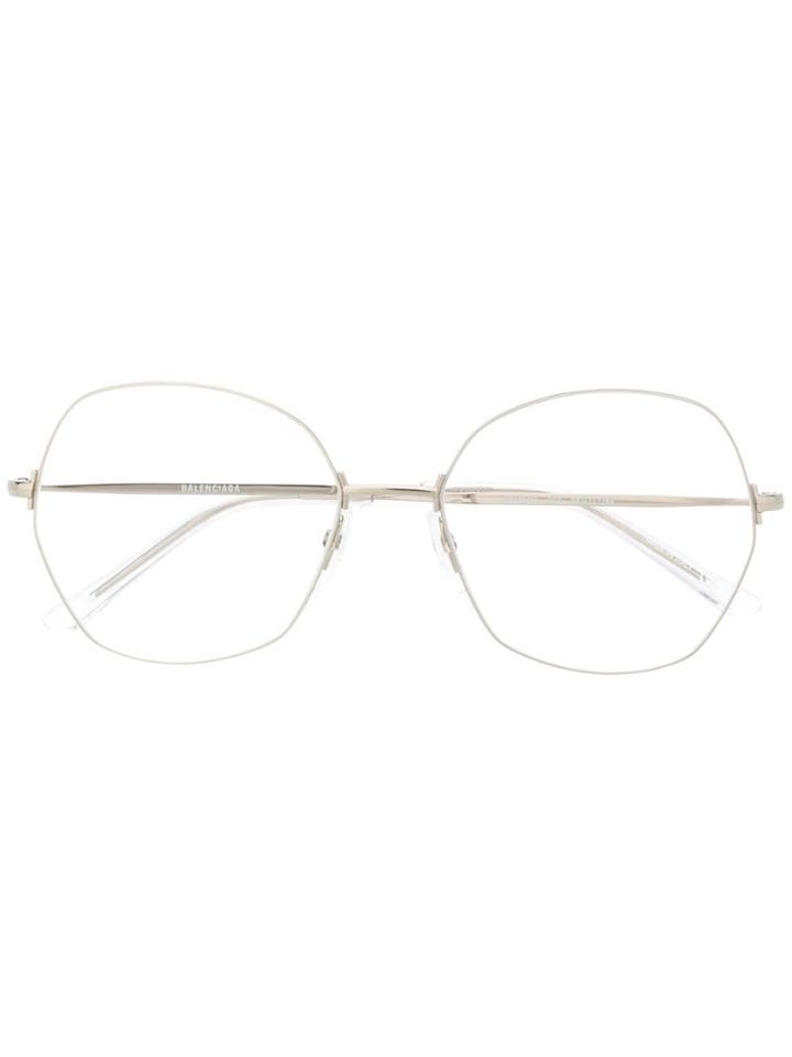 Balenciaga Eyewear Bb0014o Eyeglasses - White