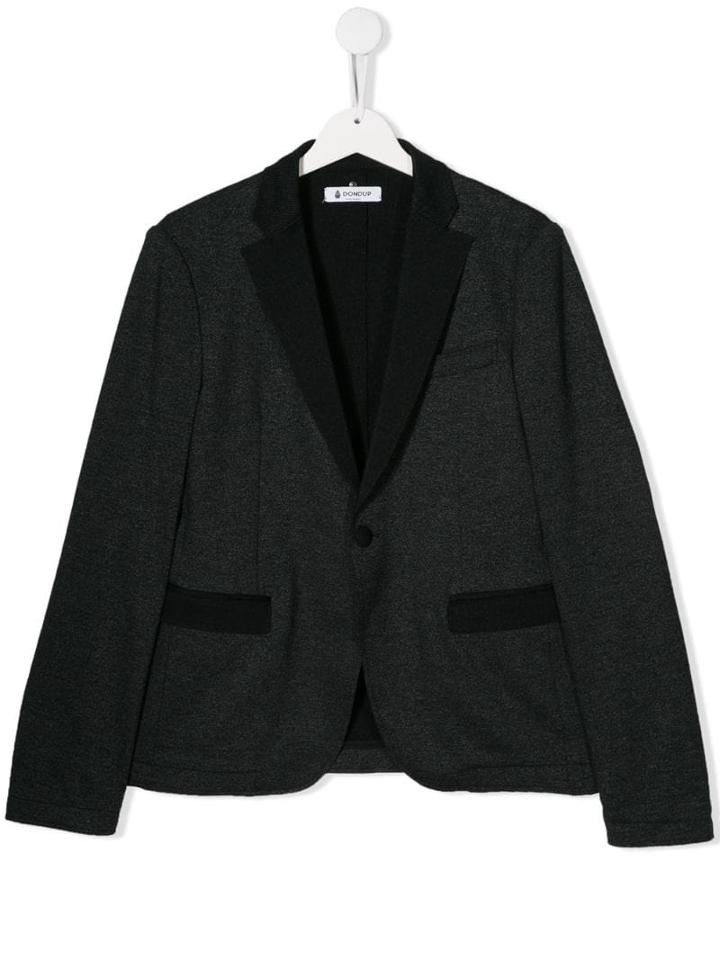 Dondup Kids Teen Fitted Blazer - Grey