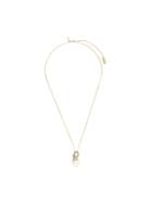 Lanvin Short Embellished Swan Necklace - Metallic