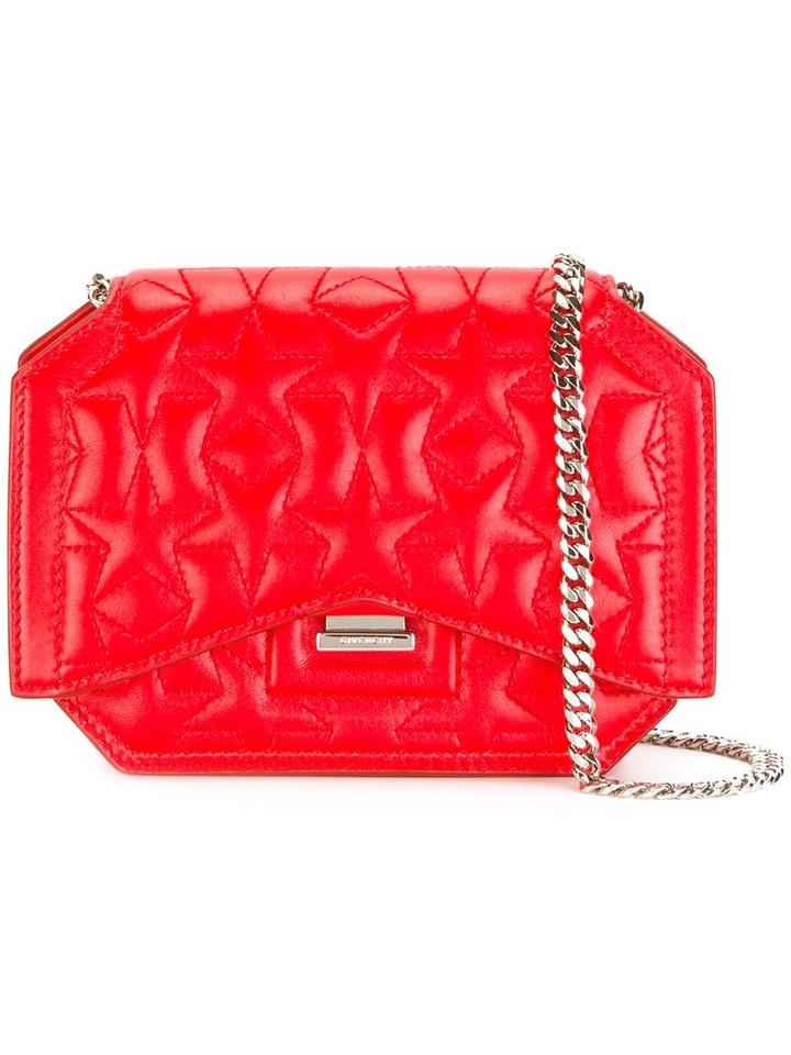 Givenchy Bow Cut Crossbody Bag, Women's, Red, Lamb Skin