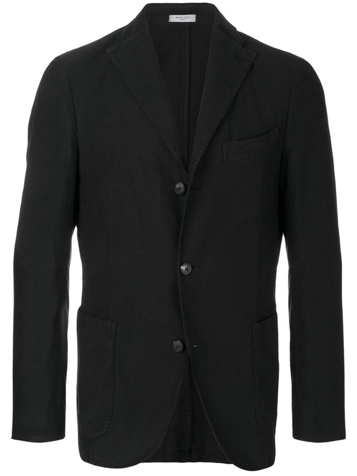 Boglioli Three Button Jacket - Black