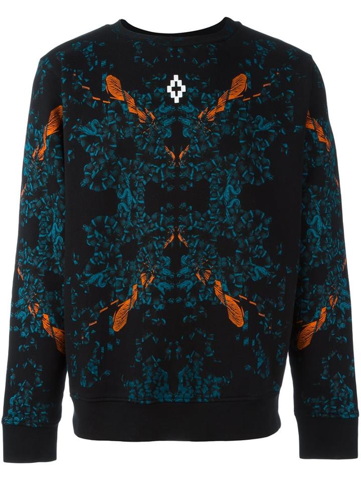 Marcelo Burlon County Of Milan 'del Salado' Sweatshirt, Men's, Size: Xl, Black, Cotton