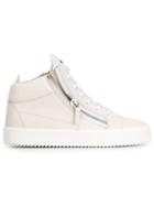 Giuseppe Zanotti Design Kriss Sneakers, Women's, Size: 37, Grey, Leather/rubber