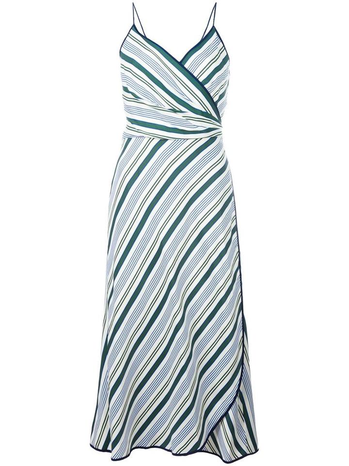 Tory Burch Striped Dress, Women's, Size: 6, Viscose/polyester