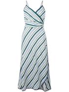 Tory Burch Striped Dress, Women's, Size: 6, Viscose/polyester