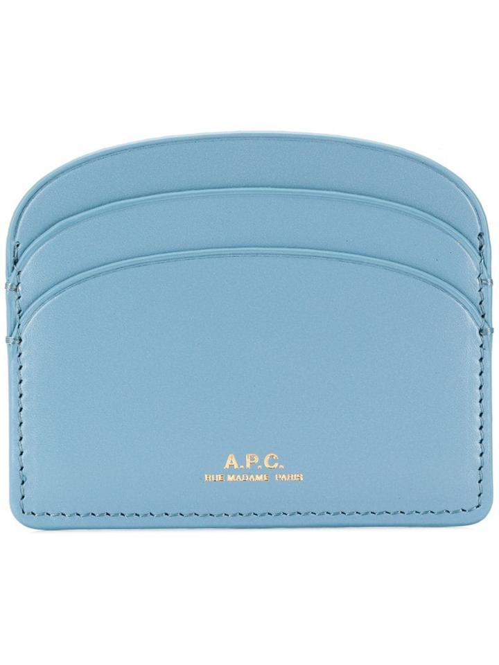 A.p.c. Logo Cardholder - Blue