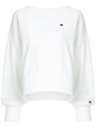Champion Logo Sweatshirt - White