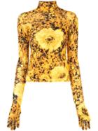 Richard Quinn Turtle Neck Jumper - Yellow