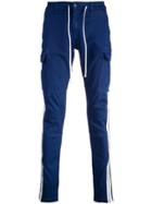 Amiri Side Stripe Skinny Trousers - Blue