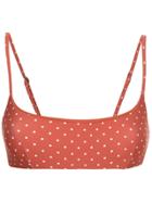 Matteau Crop Bikini Top - Yellow & Orange