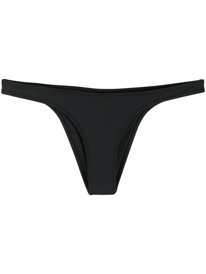 Reina Olga Low-rise Bikini Bottoms - Black